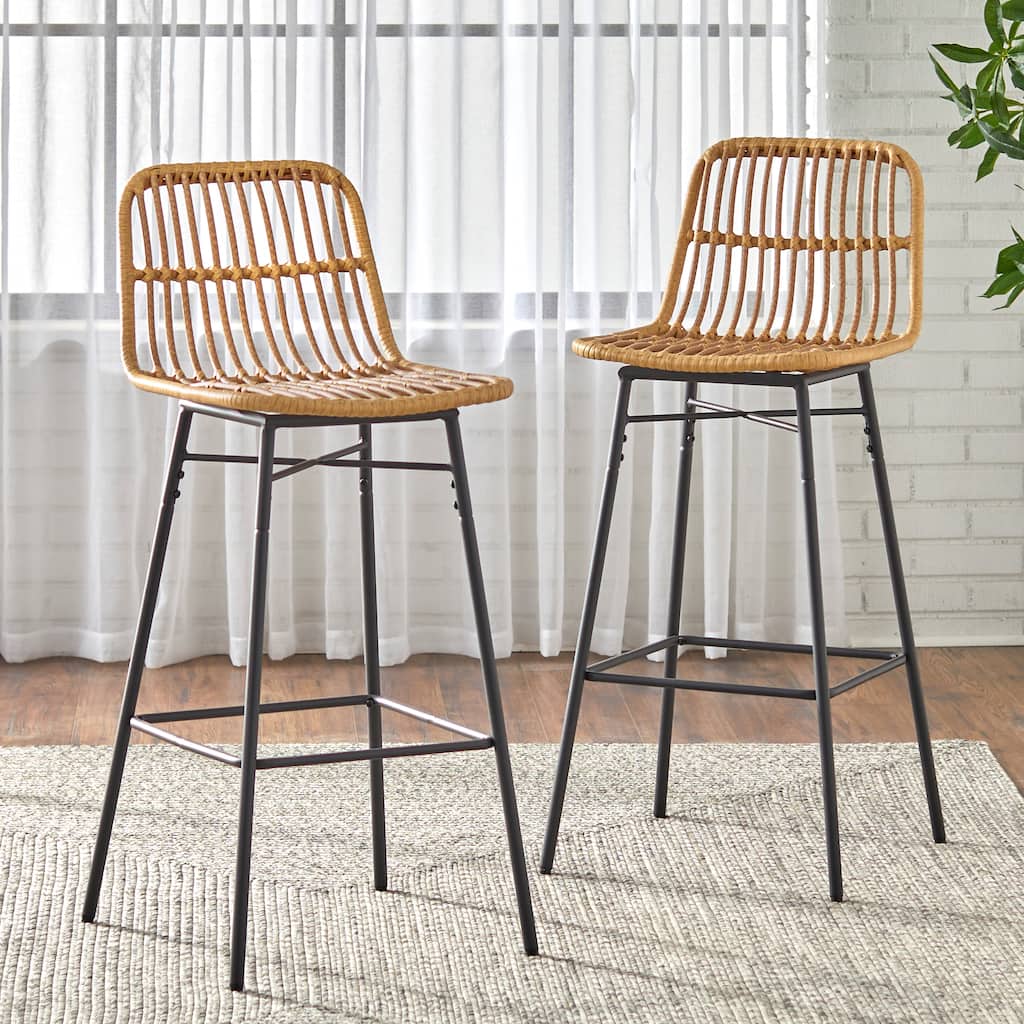 Lifestorey 24-inch Greenville Counter Stool- Set of 2