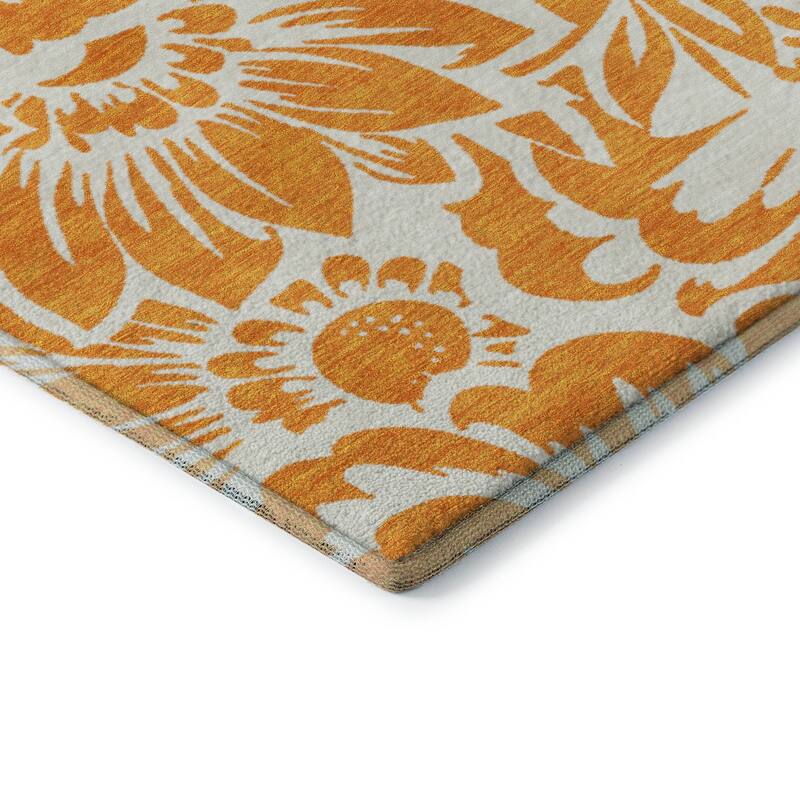 Premium Washable Super Soft Modern Floral Mayfield Rug