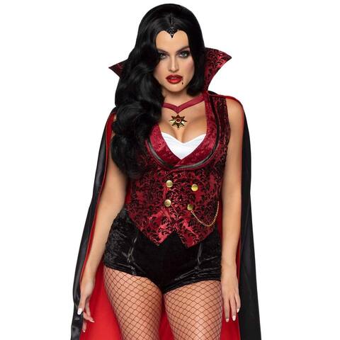 Womens Sexy Bloodthirsty Vampire Halloween Costume