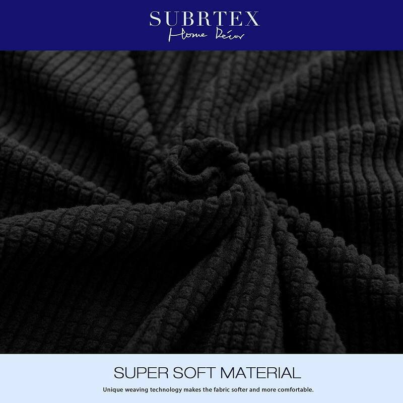Subrtex 2 Piece Loveseat Slipcover Stretch Spandex Furniture Protector