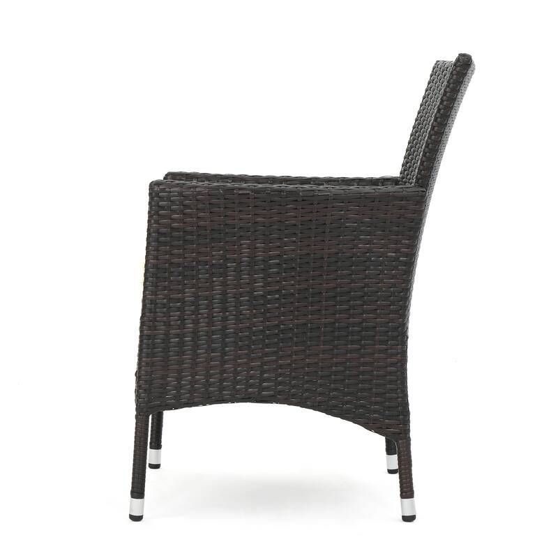 Christopher Knight Home Malta Wicker Patio Armchairs (Set of 2)