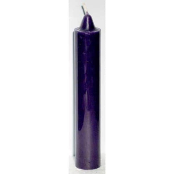 9" Purple pillar candle