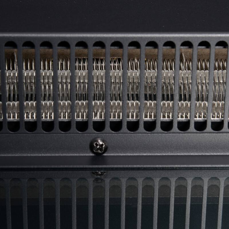 HOMCOM 36" Electric Fireplace Recessed and Wall Mounted with Remote Control, 1500W Fireplace Heater with 8H Timer