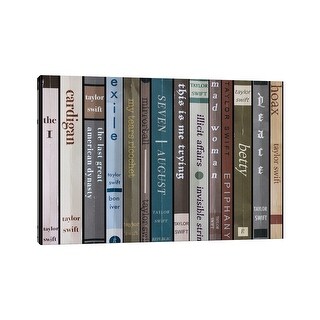 Taylor Swift Albums as Books Canvas – ThornBird&Co