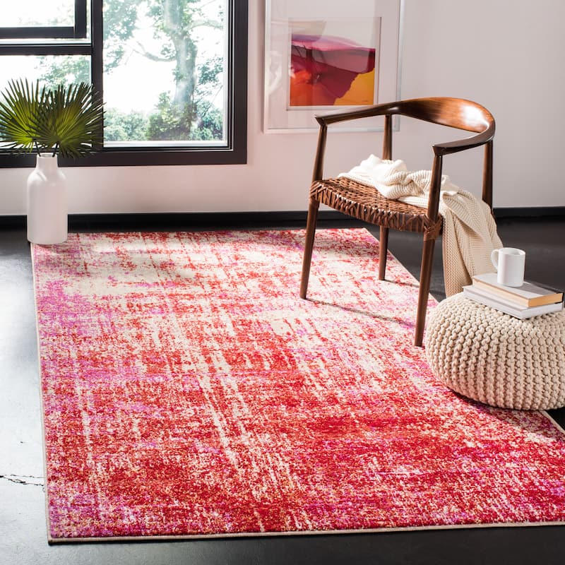 SAFAVIEH Adirondack Lida Modern Abstract Distressed Rug