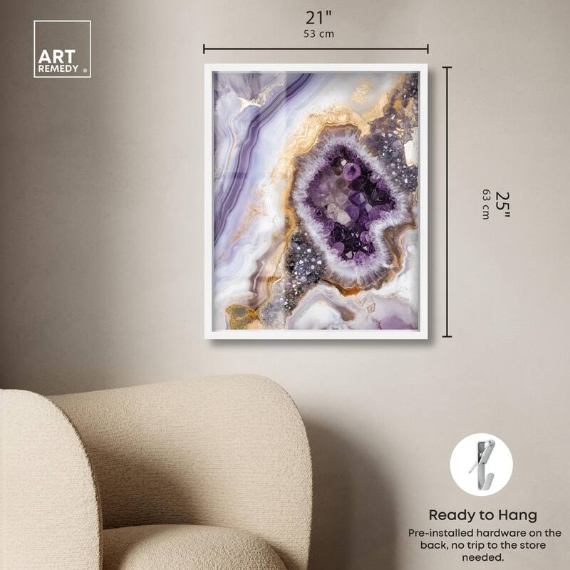 Amethystine Dream II Shadowbox by Art Remedy