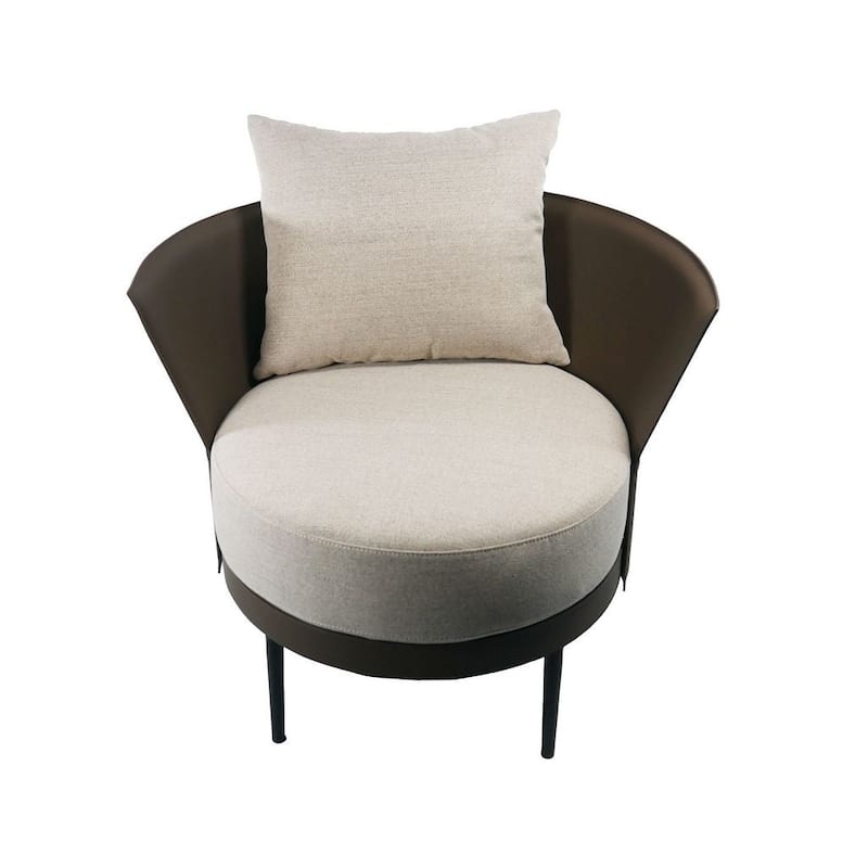 Adrien Lounge Chair in Chocolate