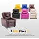 preview thumbnail 42 of 43, Mcombo Kids Recliner Chair Armrest Sofa for Toddlers Faux Leather