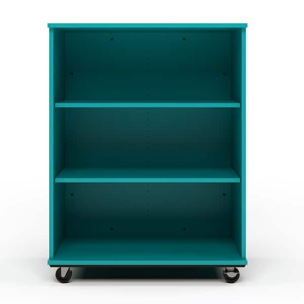 slide 2 of 19, Tot Mate Open Single Sided Mobile Storage Locker, Write-on Wipe-off Markerboard Back, 48H