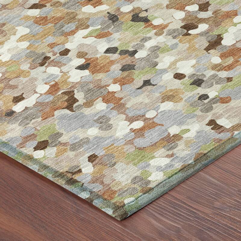 Machine Washable Indoor/ Outdoor Contemporary Halia Chantille Rug