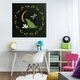 preview thumbnail 8 of 8, Stupell Frog & Moon Garland Canvas Wall Art Design By Michelle Ingari Designs