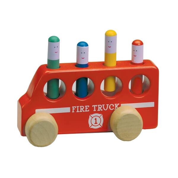slide 2 of 8, The Original Toy Company Pop Up Fire Truck - Multi Multi - Kids