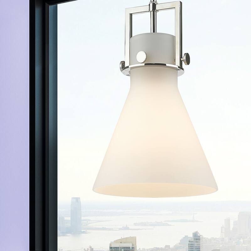 Innovations Lighting Newton Cone - 1 Light 10" Stem Hung Pendant