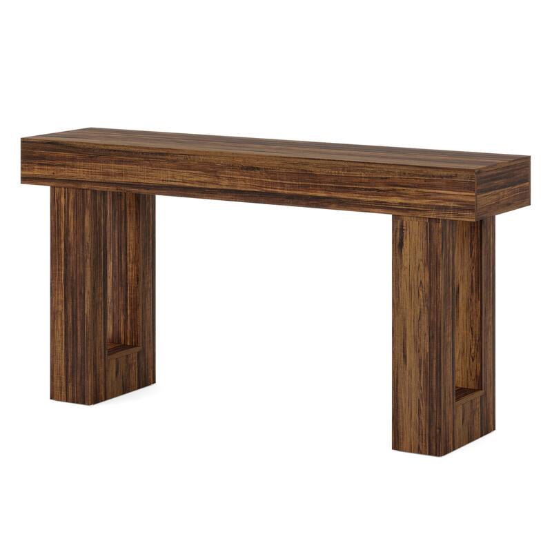 63" Long Farmhouse Rectangular Console Table for Living Room