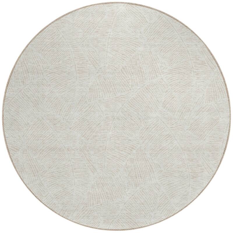 HomeRoots Floral Transitional Rectangle Outdoor Rug