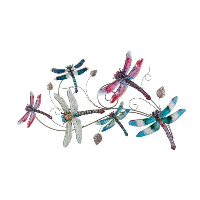 Luster Dragonfly Collage Wall Decor - LG - Bed Bath & Beyond - 36689093