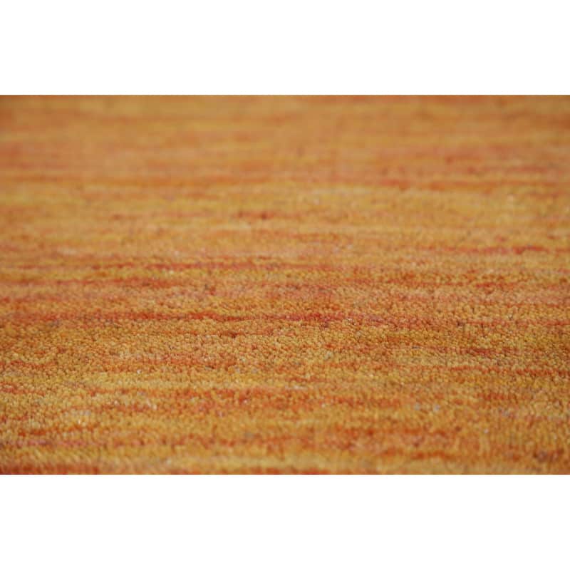 Hand Knotted Oriental 100% Wool Carpet Tribal Tribal Oranges & Rust Gabbeh Area Rug - 7' 8'' X 4' 11''