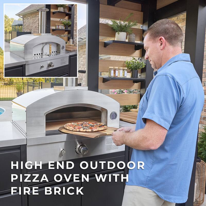 Backyard Discovery Fusion Flame 2 Outdoor Kitchen, Grill, Pizza Oven