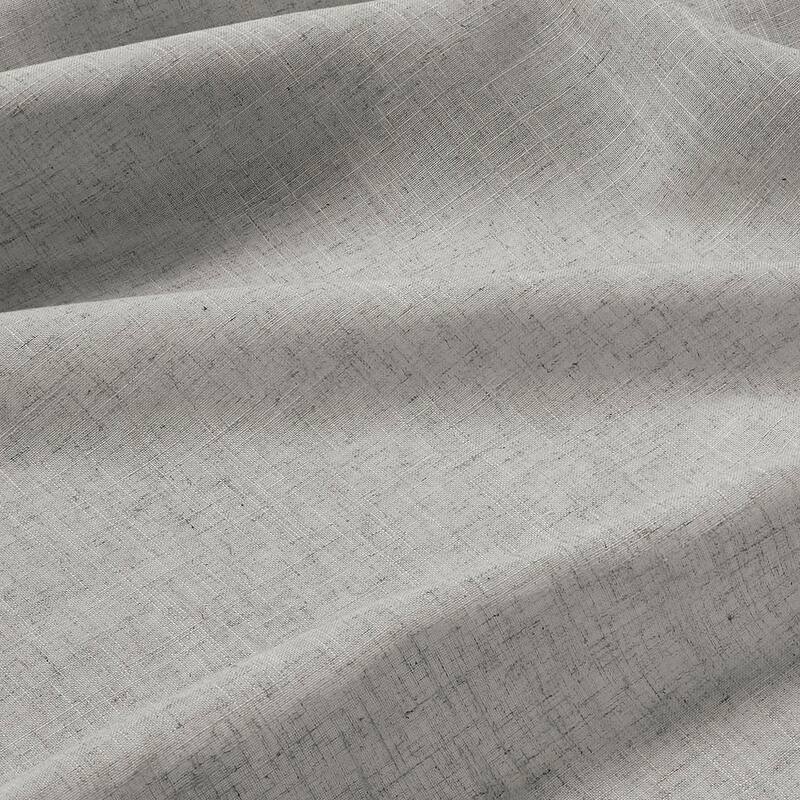 Linen Blend Light Filtering Curtain Panel Pair(2 Pcs Window Panels)