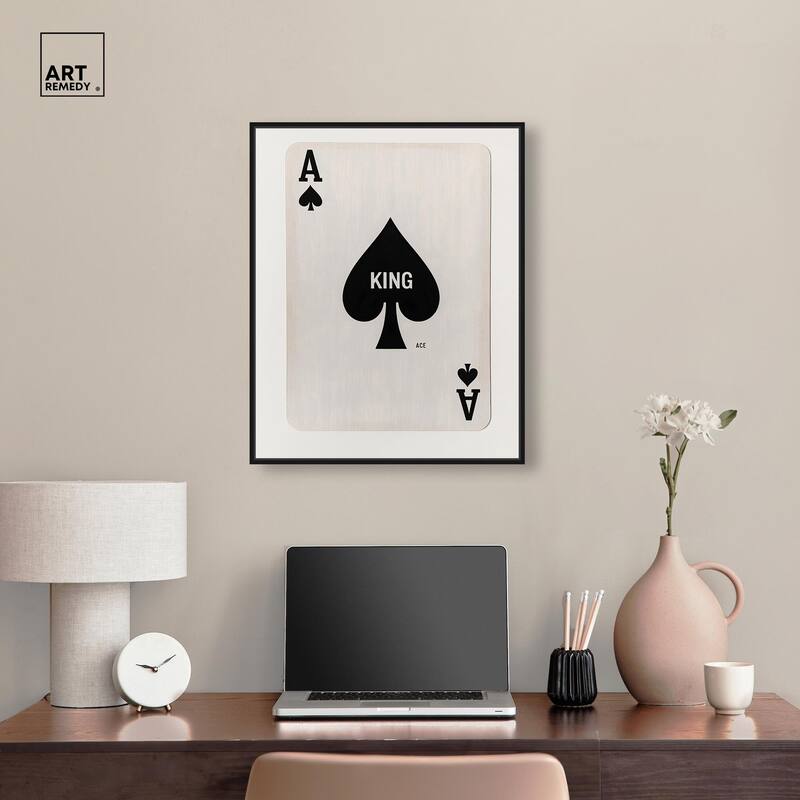 King of Spades Canvas by Art Remedy