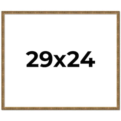 29x24 Frame Gold Kingsley Distressed Solid Wood Picture Frame Width