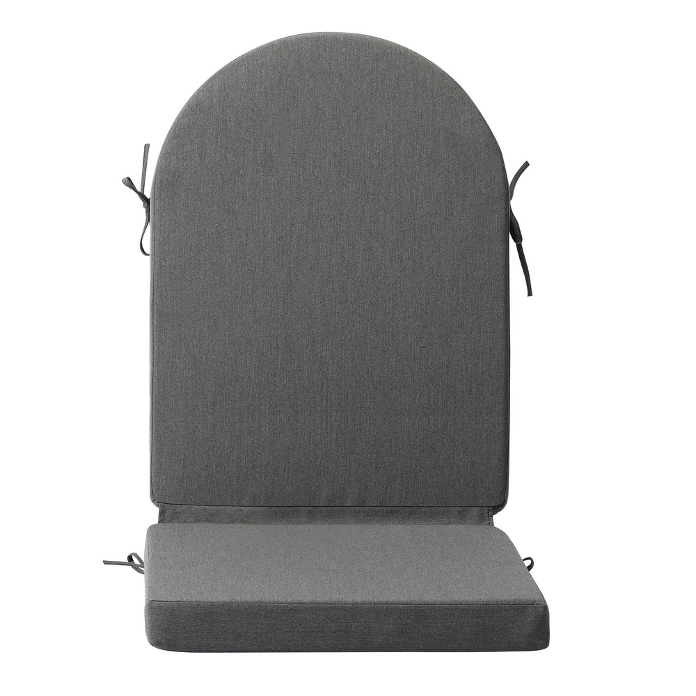 Laguna All Weather Poly Outdoor Adirondack Chair Seat And Back Cushion (Cushions Only)