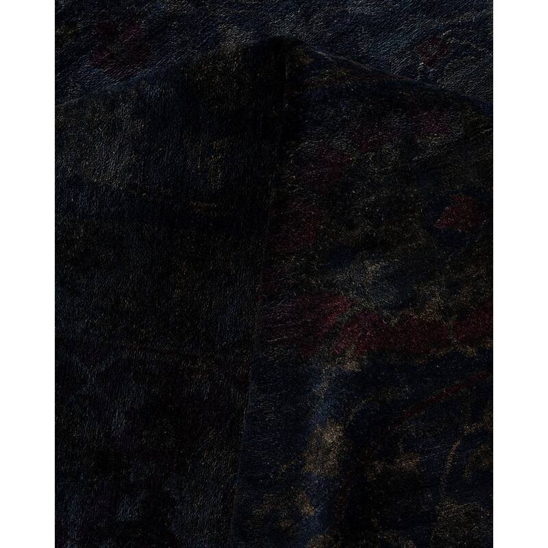 Overdyed, One-of-a-Kind Hand-Knotted Area Rug - Gray - 8' 2" x 10' 4"