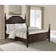 Andover Four Poster Bed Dark Oak