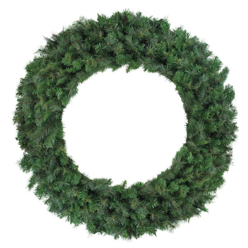 Mixed Canyon Pine Artificial Christmas Wreath - 60-Inch Unlit - 60"