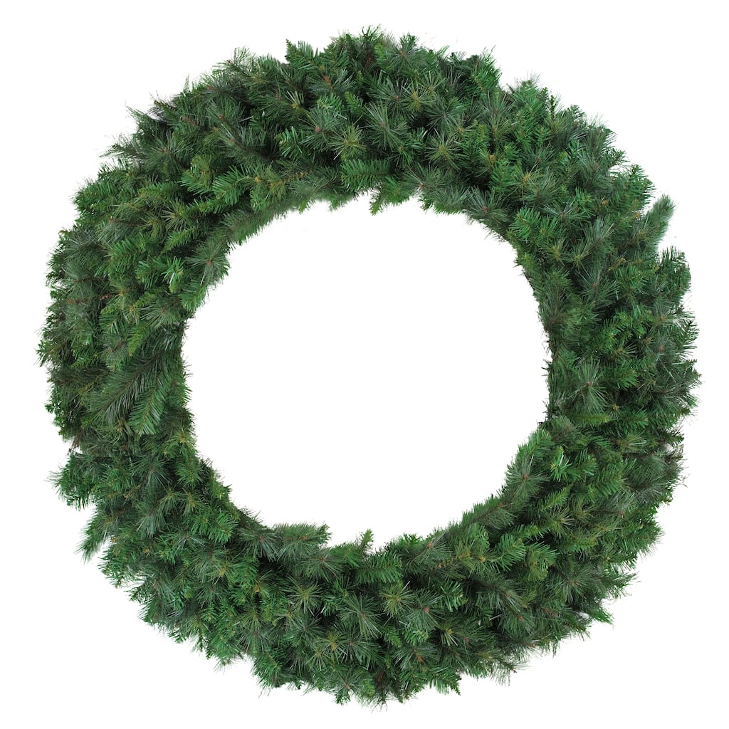 Mixed Canyon Pine Artificial Christmas Wreath - 60-Inch Unlit - 60"