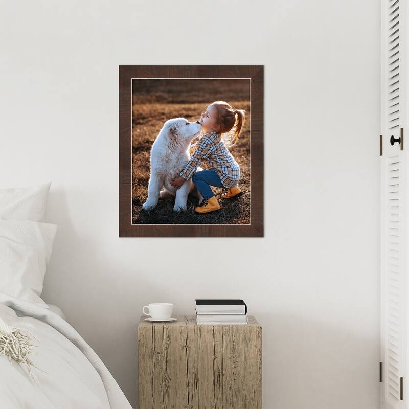 Wildwood Brown Narrow Framed Picture Frame, Photo Frame