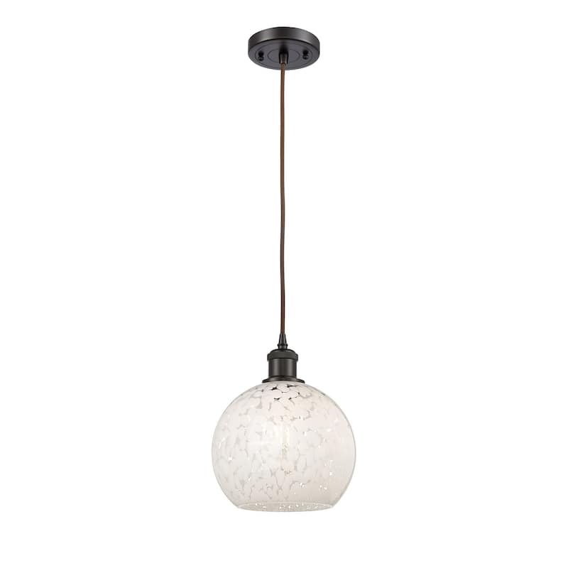 Innovations Lighting 516-1P-10-8 White Mouchette Pendant White