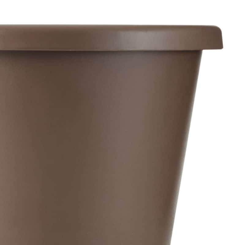 The HC Companies 14 Inch Indoor or Outdoor Classic Flower Pot Planter, Chocolate - 1.18