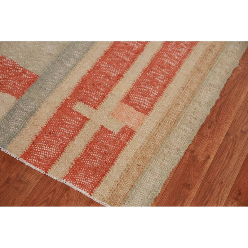 Hand Woven Oriental 100% Jute Carpet Southwestern Modern Multi-Colored Kilim Area Rug - 10' 0'' X 8' 5''
