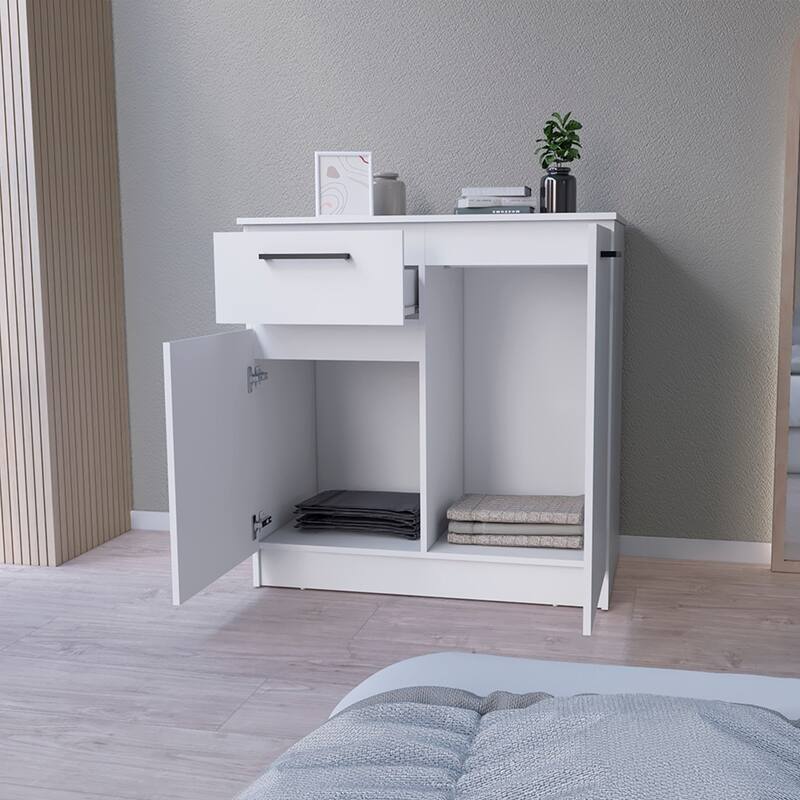 Dresser for Living Room ,Apartment, Bedroom, White