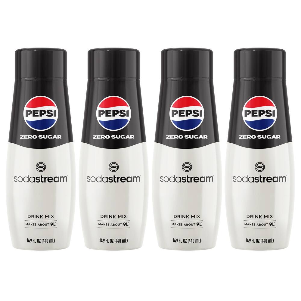 SodaStream® Pepsi® Zero Sugar Drink Mix 4-Pack