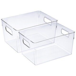Fridge Storage Box, 2pcs Fridge Drawer, Fridge Storage Boxes With