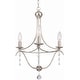 preview thumbnail 3 of 1, Crystorama Lighting Group Metro 3 Light Single Tier Chandelier