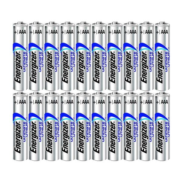 Shop Energizer Ultimate Lithium Aaa Size Batteries 20 Pack Bulk Packaging Overstock 13468581