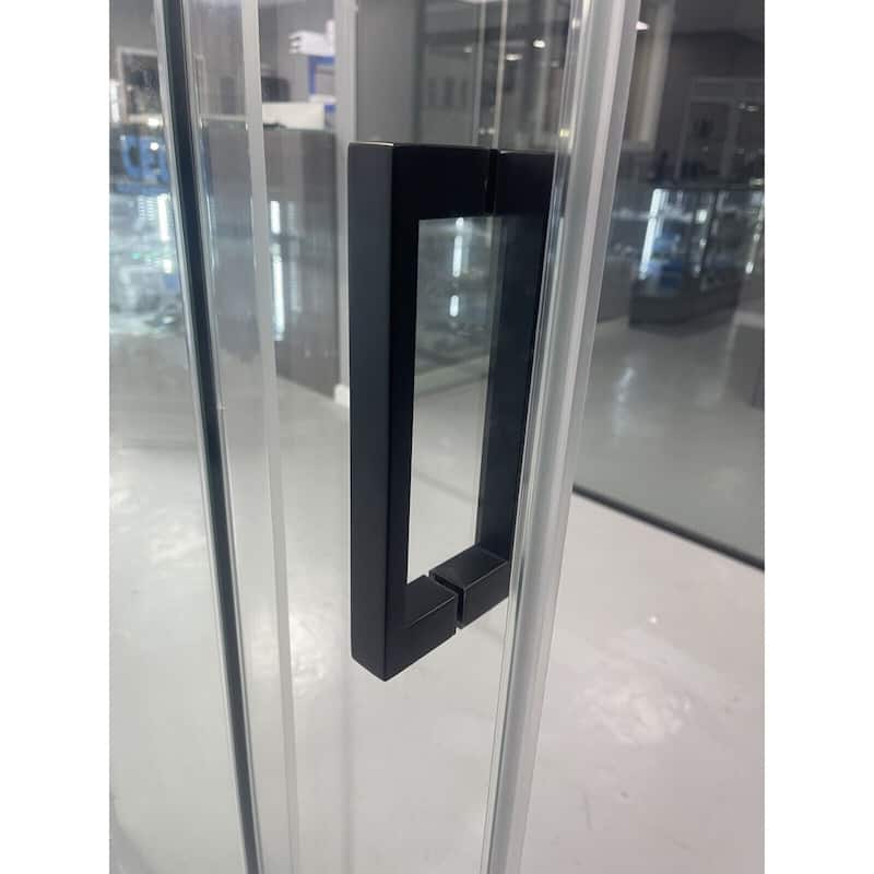CEL 6"x 6" Square Tubing Back-to-Back Pull Handle for shower door