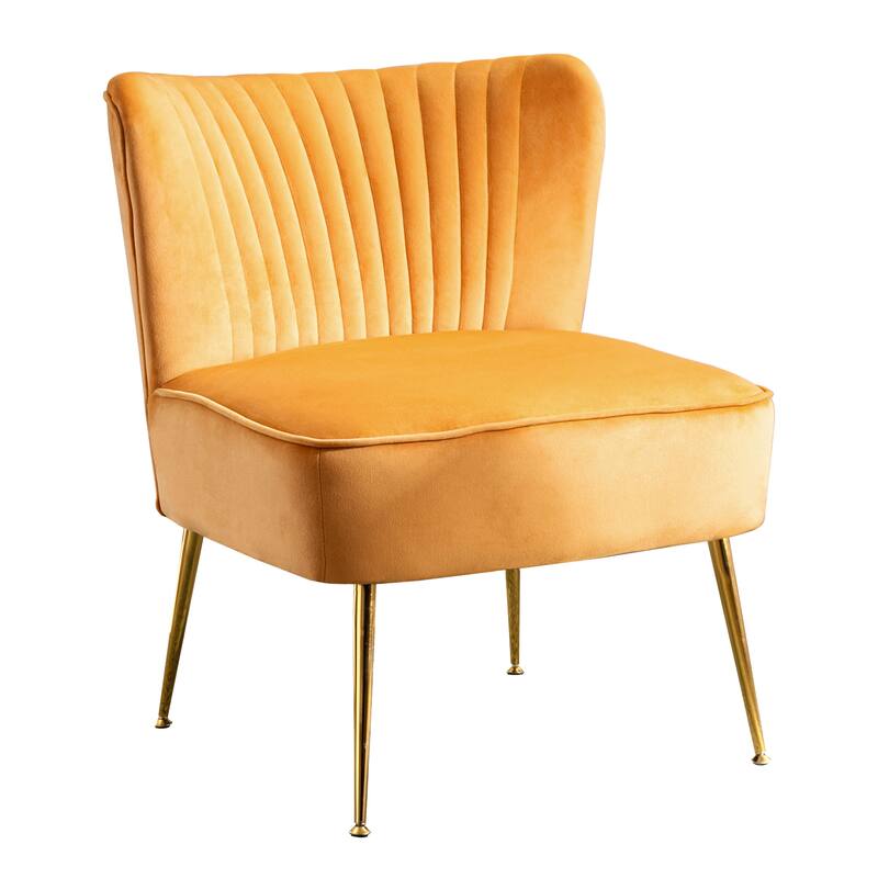 Heaven Contemporary Velvet Upholstered Accent Chair