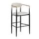 preview thumbnail 25 of 56, Christopher Knight Home Elmore Fabric and Iron 30 Inch Barstools (Set of 2)