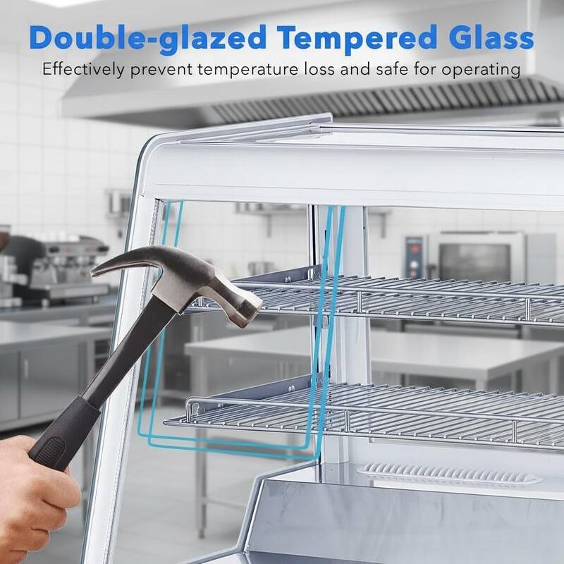 8.1Cu.Ft Refrigerated Display, with LED Lighting