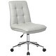 preview thumbnail 25 of 32, Porthos Home Leona Adjustable Steel and Faux Leather Office Chair