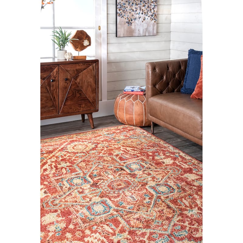 Nuloom Tabetha Tribal Medallion Area Rug
