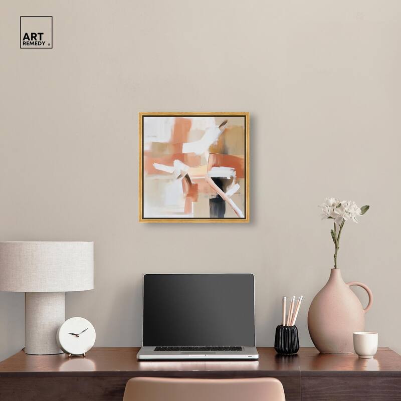 Rose and Rust II Canvas by Art Remedy