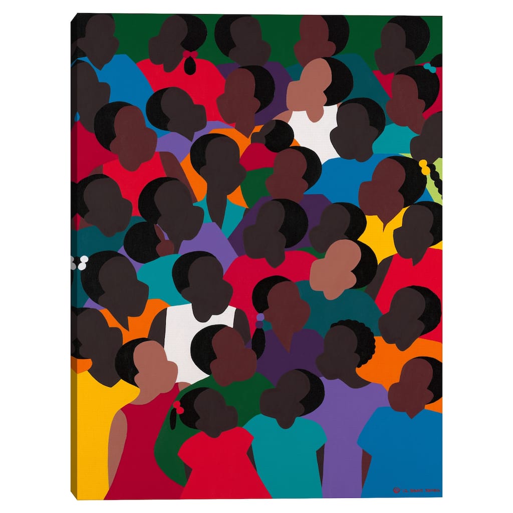 Les Enfants by Synthia SAINT JAMES Canvas Art Print