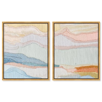 Gentle Breeze II Canvas Set of 2 by Art Remedy