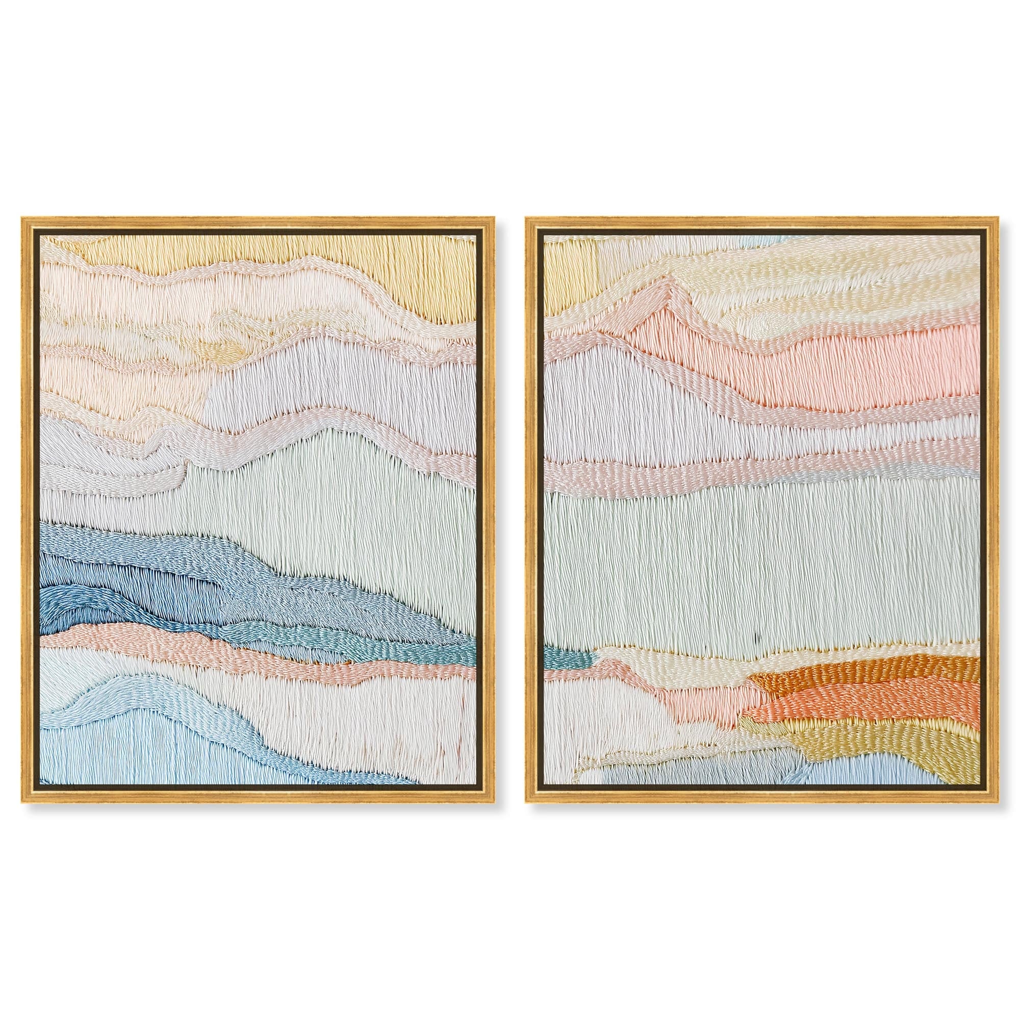Gentle Breeze II Canvas Set of 2 by Art Remedy