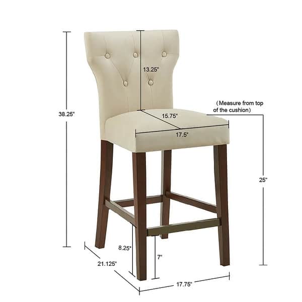 Madison Park Hayes Tufted Back Counter Stool On Sale Bed Bath